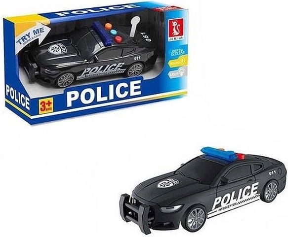 Politieauto met licht en geluid 16 cm