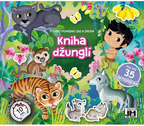 Vertel een sprookje Jungleboek – interactief stickerboek