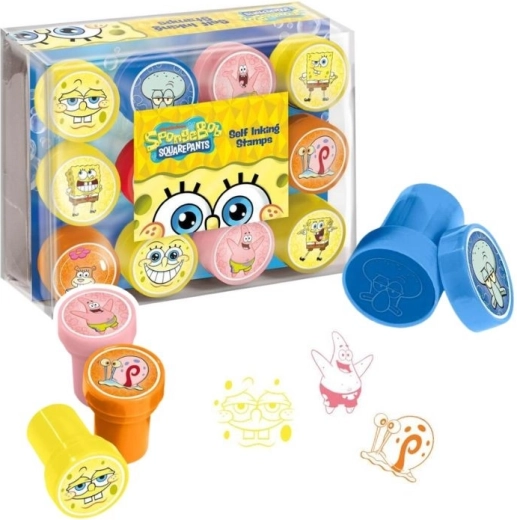 Spongebob stempels 12 st.
