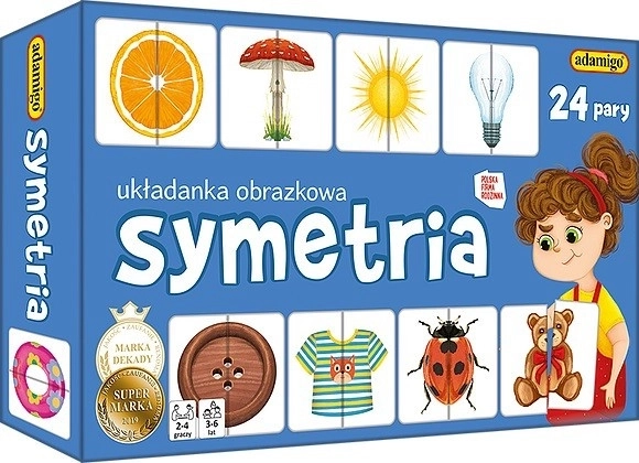 Symmetrie spel - Afbeelding legpuzzel