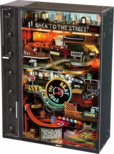 RoboTime 3D mechanische knikkerbaan hiphop-straat