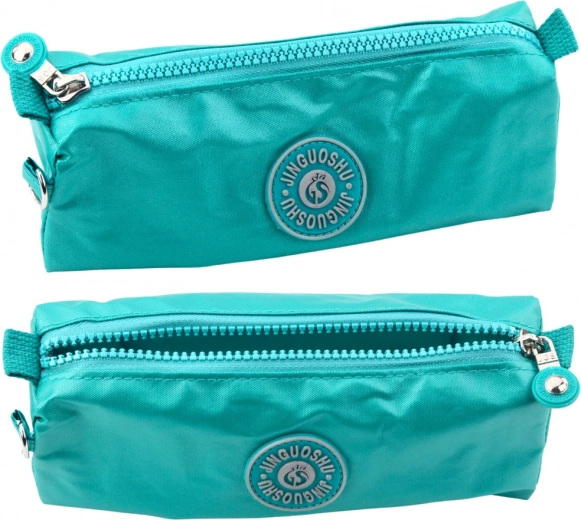 Schooletui met groene zak