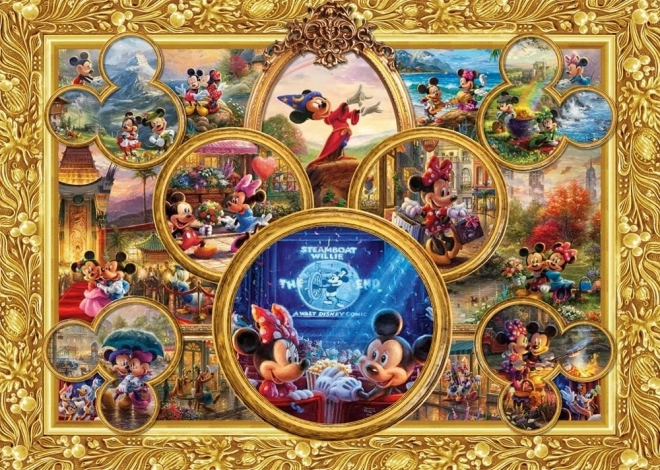 Puzzelcollage: Mickey en Minnie 2000 stukjes
