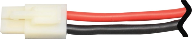 Siliconen kabel met Tam-connector 4/13,5 mm