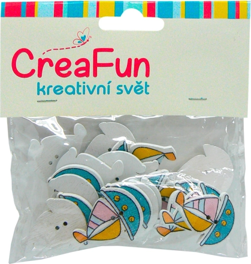 Zeilbootset voor kinderen, 20 stuks