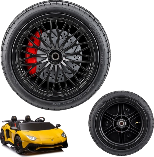 Opblaasbaar rubberen wiel voor elektrische kinderauto Lamborghini XXL - 1 stuk