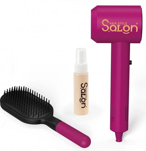 cosmeticaset met werkende föhn voor kinderen 21 cm