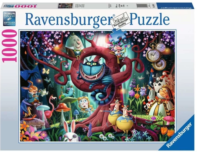 Puzzel 2D 1000 stukjes – ALICE IN WONDERLAND: Bijna iedereen is gek