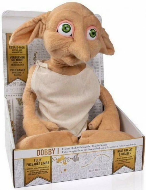 Pluchen huiself Dobby 30 cm HARRY POTTER – pratend en poseerbaar
