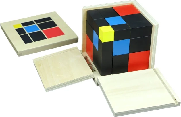 Moyo Montessori trinomenkubus