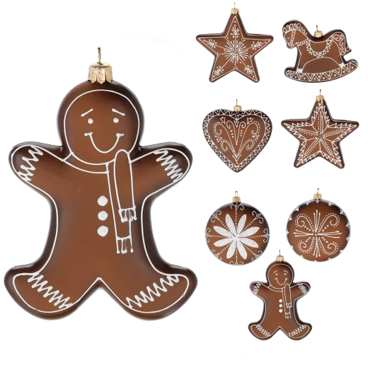 Kerstdecoratie peperkoek 11 cm