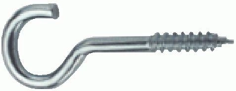 Plafondhaak 1866/60 glans – verpakking 200 stuks