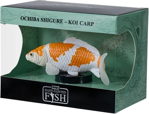 Mojo-figuur van een koi-karper ochiba shigure in doosje - 1 stuk