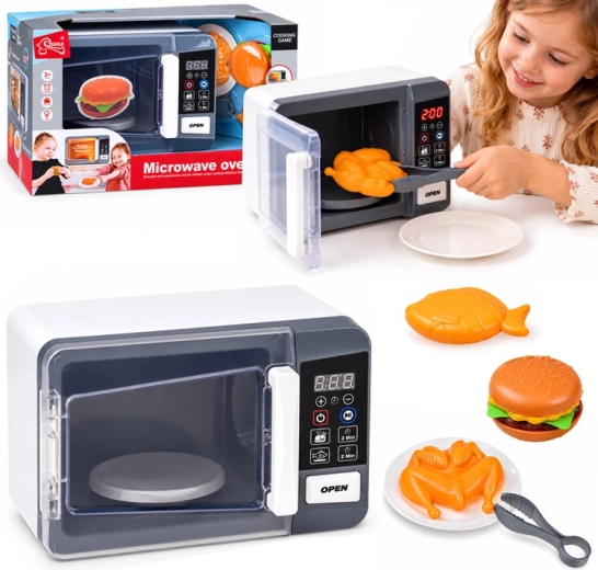 Interactieve magnetron voor kinderen met geluid en accessoires