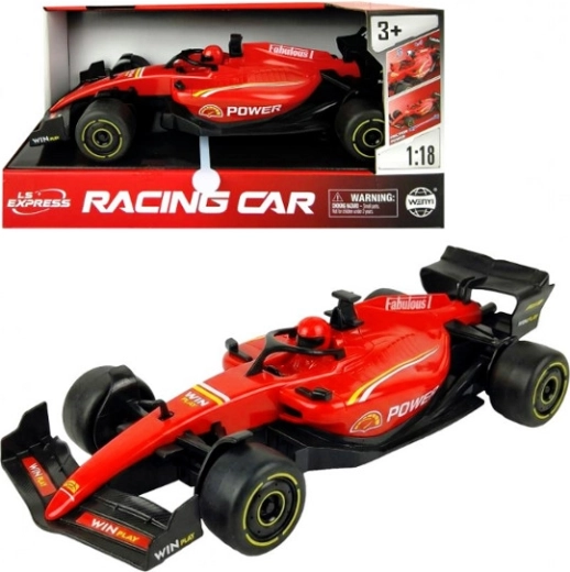 Formule 1-auto met geluid en frictieaandrijving