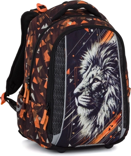 Bagmaster Vega 26 schoolrugzak met leeuwenmotief