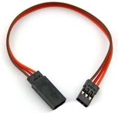 Verlengkabel voor servo 15 cm JR (plat) - 1 stuk