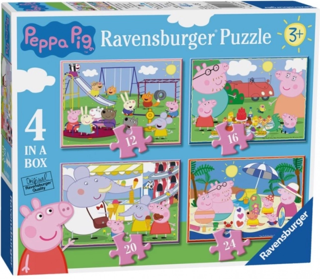 Ravensburger Puzzel Peppa Pig: Leuke dagen 4-in-1