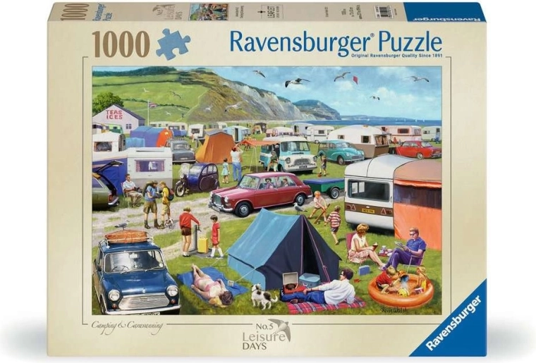 Ravensburger puzzel Leisure Days nr. 5: kamperen en caravaning 1000 stukjes