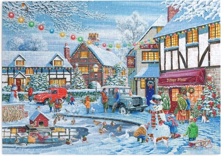 Puzzel Op glad ijs, 1000 stukjes