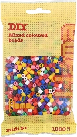 Hama midi strijkkralen mix kleuren 1000 stuks