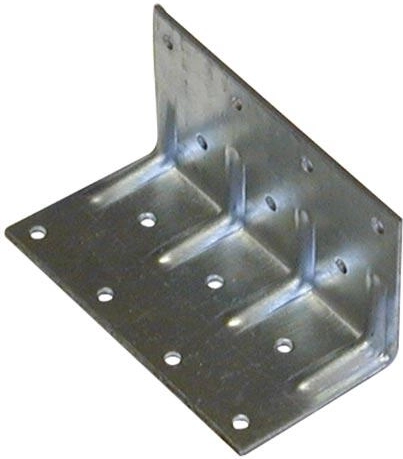 Stalen montagehoek 80×40×40 mm, dikte 2 mm