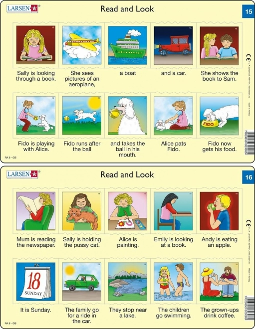 Puzzel Engels – korte zinnen, 10 stukjes