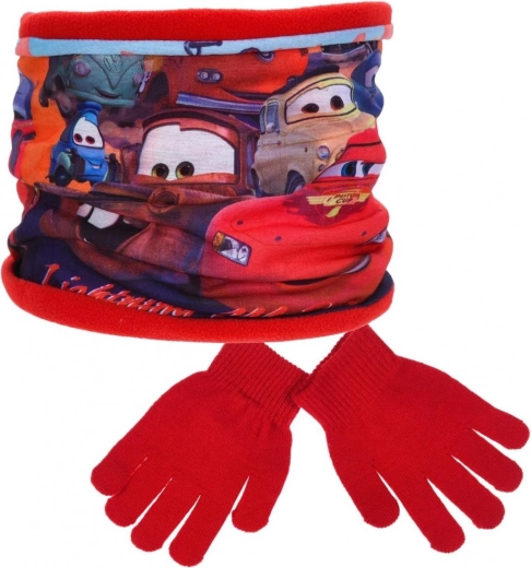 Set sjaal en handschoenen Disney Cars
