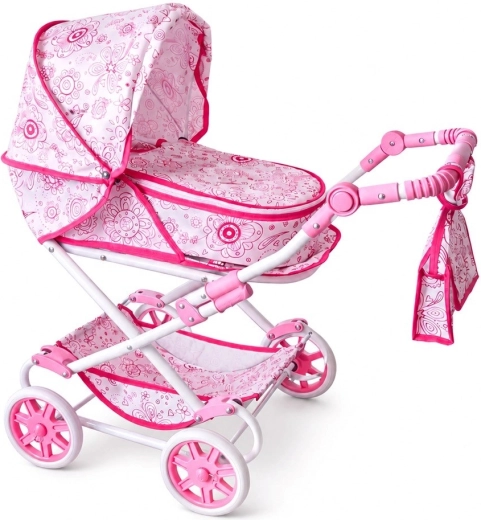 New Baby Monika Flowers poppenwagen 2-in-1