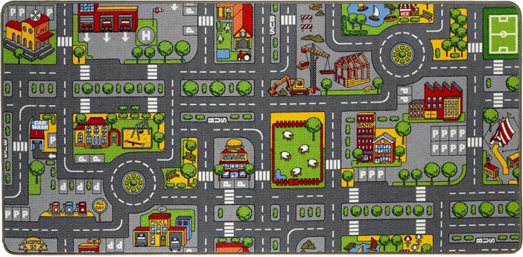 Dubbelzijdig tapijt 2-in-1