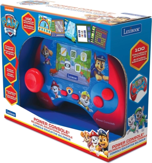 Lexibook educatieve console PAW PATROL met kleurendisplay, Tsjechisch‑Engels, 100 activiteiten