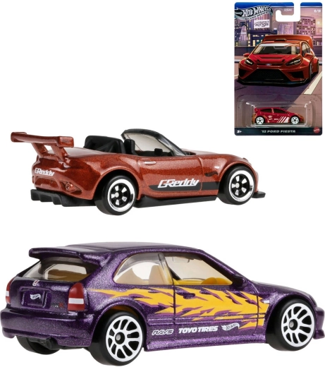 Hot Wheels Silver Series Compact Kings – '12 Ford Fiesta – metalen autootje 1:64