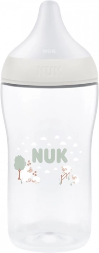 NUK Perfect Match babyfles met temperatuurcontrole Sheep 260 ml