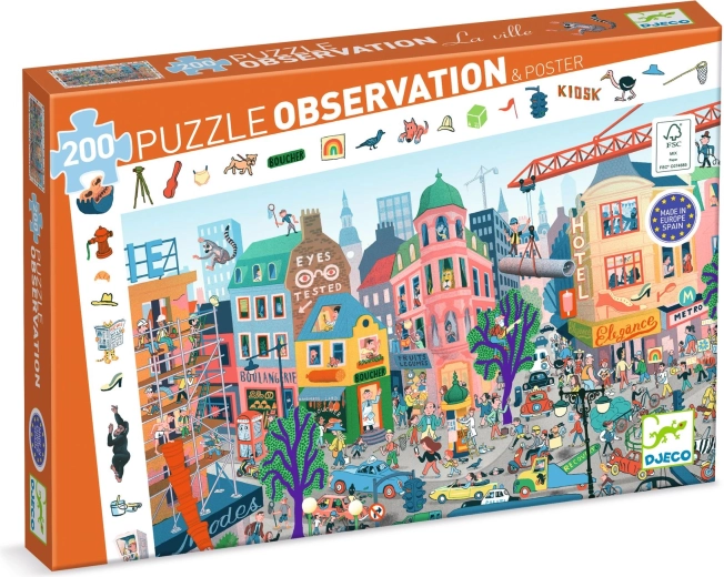 Djeco Zoekpuzzel stad