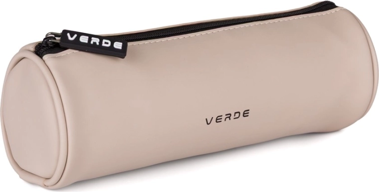 Ronde etui Verde mocca van PU