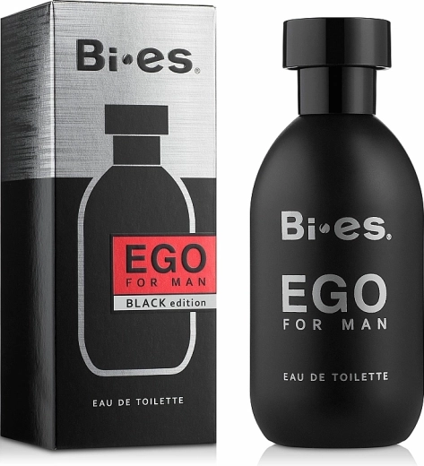 Heren eau de toilette BI-ES Ego Black 100 ml