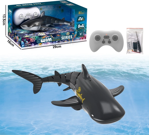 RC walvis met waterfontein – zwart