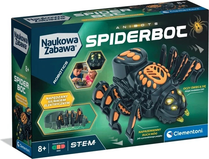 Beweegbare spinrobot Spiderbot