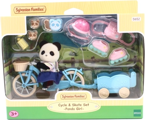 Sylvanian Families fietsuitje van panda Rosalina