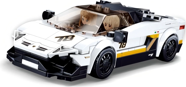 Sluban ModelBricks Witte ItalSport