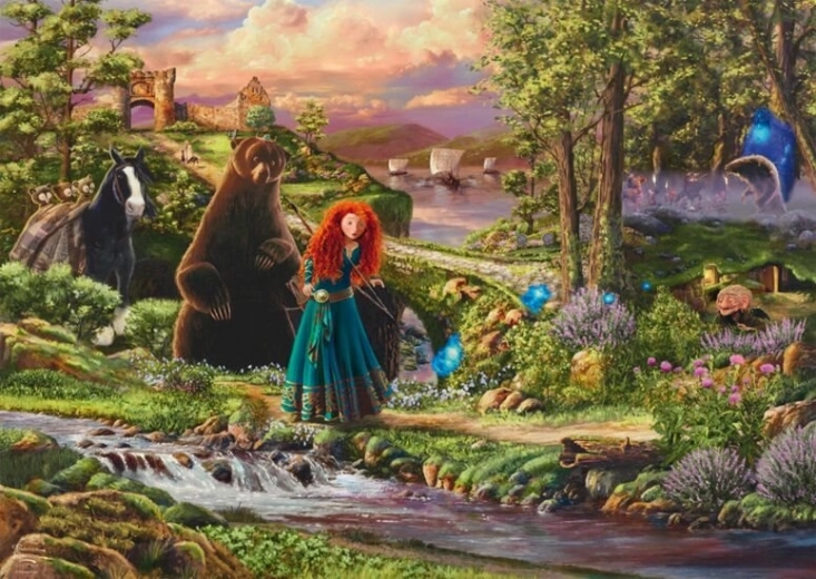 Puzzel SCHMIDT Brave: Merida 1000 stukjes
