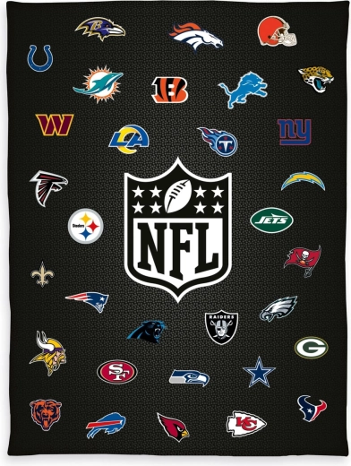 NFL wellsoft fleecedeken 150 × 200 cm