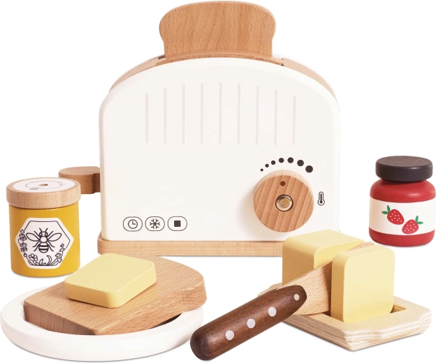 Houten kinderbroodrooster met accessoires Le Toy Van