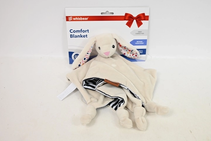 Whisbear doudou knuffelkonijn knuffeldoekje crème