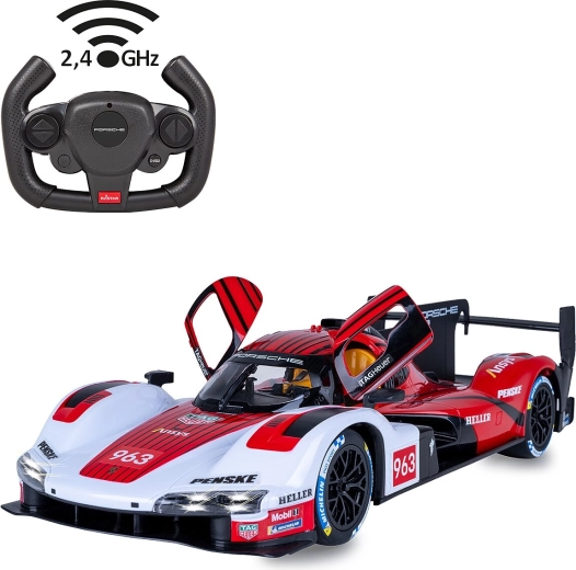 RC-auto Porsche 963 LMDh op schaal 1:14, rood