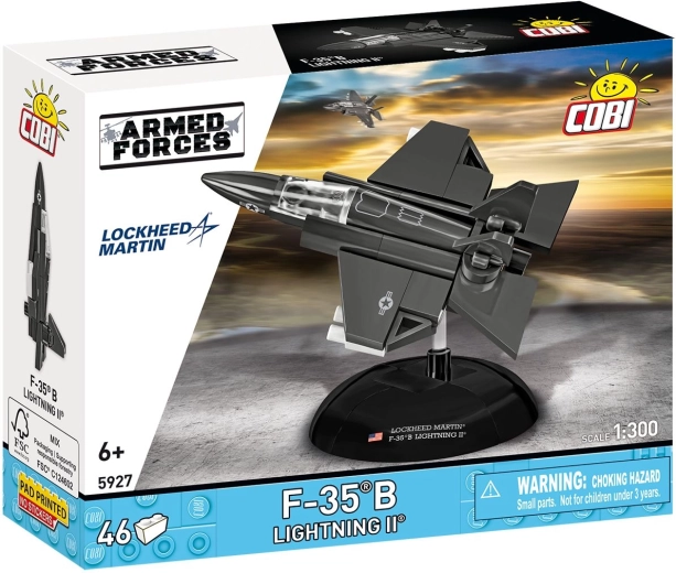 Cobi Armed Forces Lockheed Martin F-35B Lightning II 1:300 bouwset 46 onderdelen
