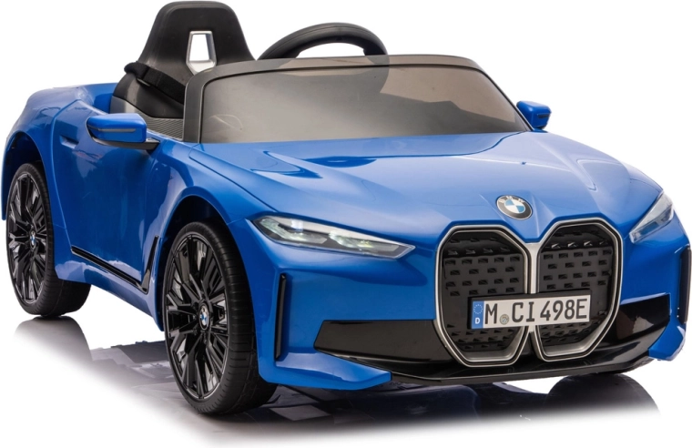 Elektrische speelgoedauto BMW i4 4x4 blauw