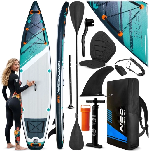 Opblaasbaar paddleboard Reefbreak 350 × 81 × 15 cm Neo-Sport