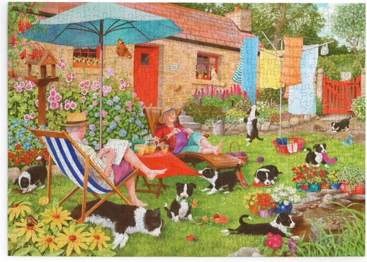 Puzzel House of Puzzles Momenten van ontspanning met 500 extra grote stukjes
