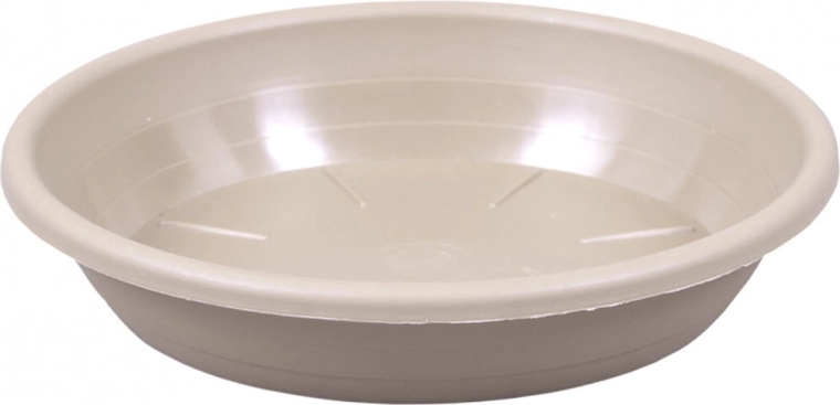 Schotel voor bloempot SAKURA Modern 26 cm lichtbruin